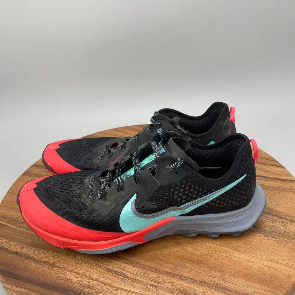 Nike Air Zoom Terra Kiger 7 Shoes Mens Size 11.5 Black Trail Running Hiking